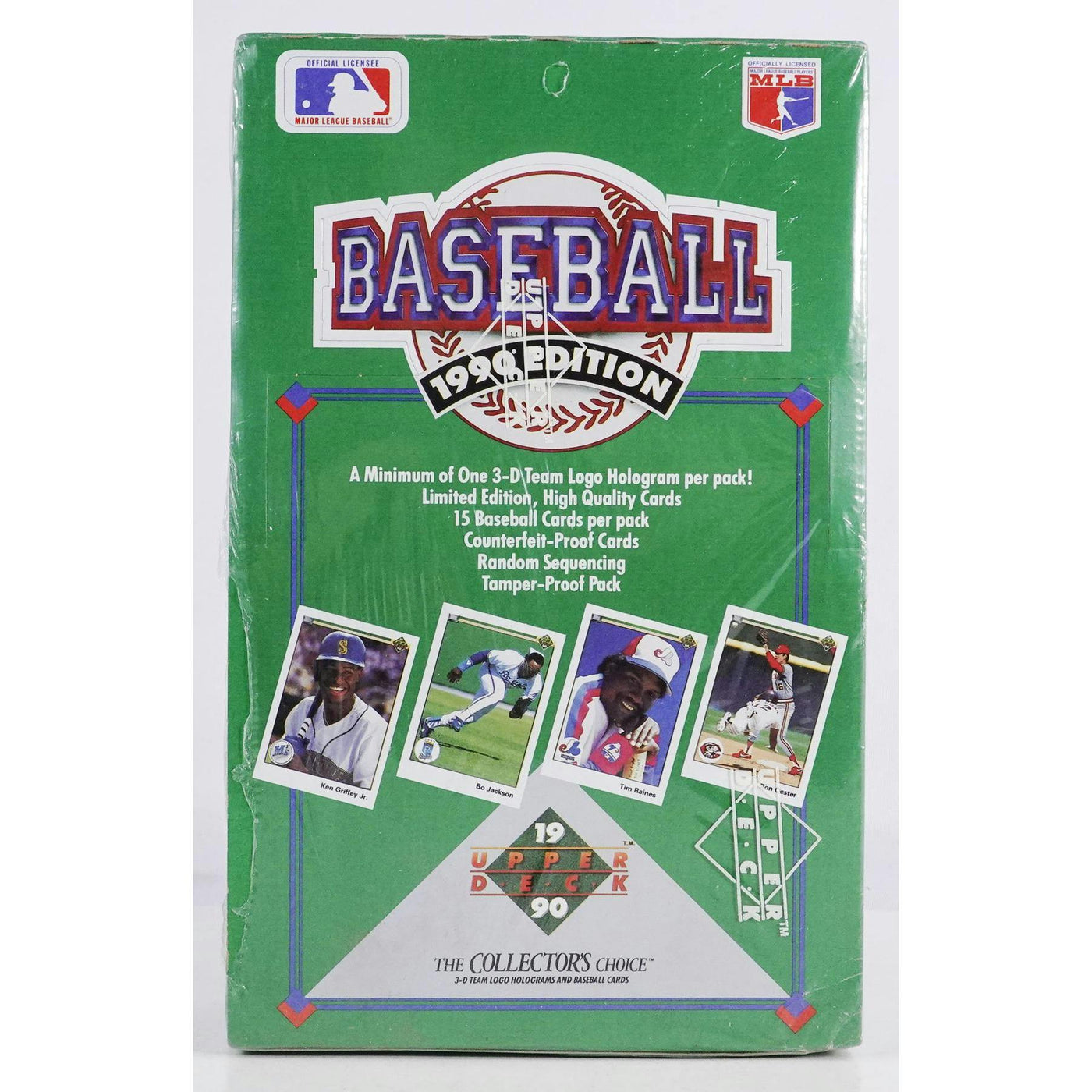 1990 Upper Deck Series 1 Baseball Wax Box (Low #)