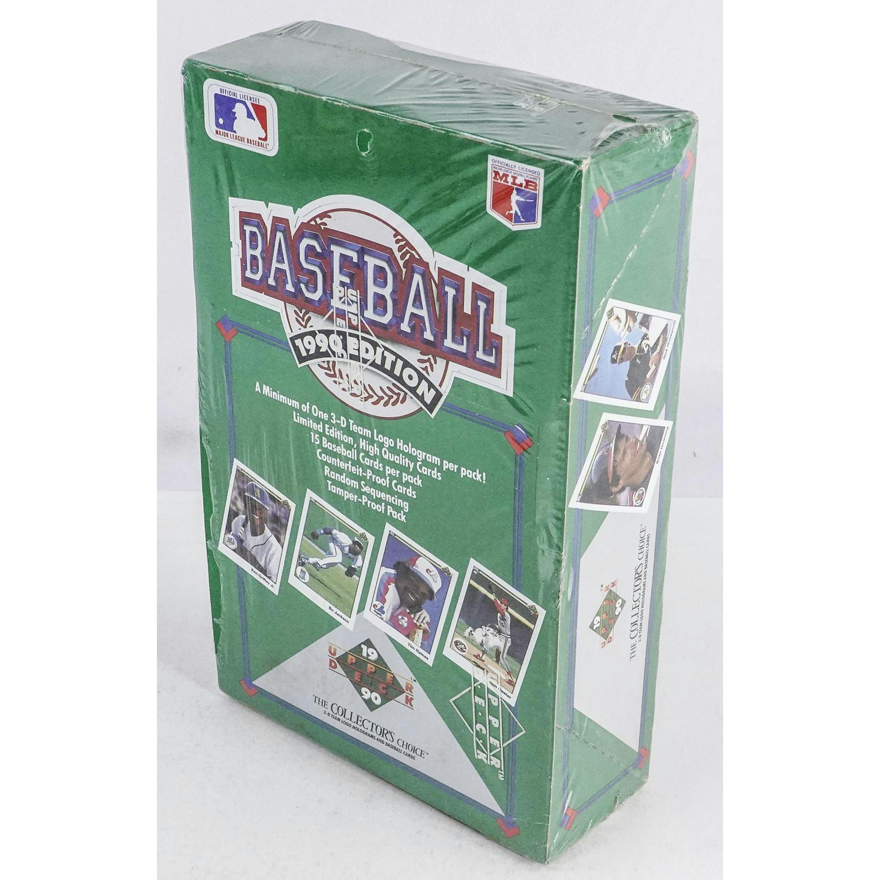 1990 Upper Deck Series 1 Baseball Wax Box (Low #)