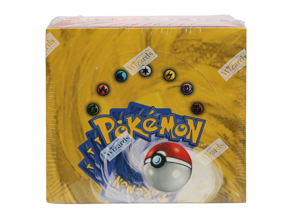 Pokemon Base Set 1 Unlimited Booster Box 1999 WOTC - SUPER CRISP
