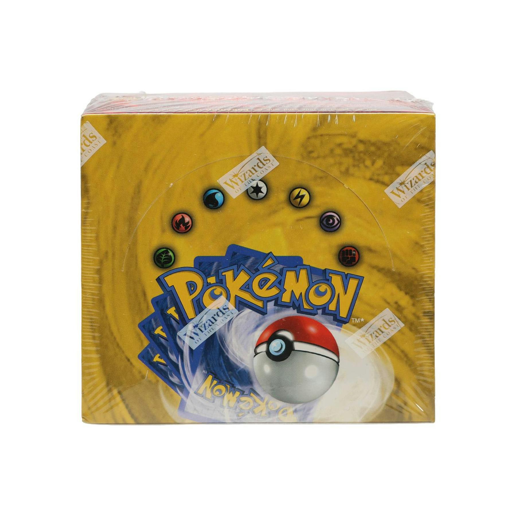 Pokemon Base Set 1 Unlimited Booster Box 1999 WOTC - SUPER CRISP