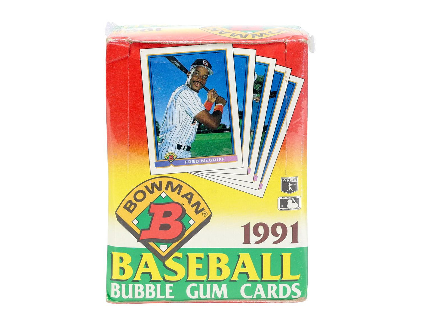 1991 Bowman Baseball Wax Box