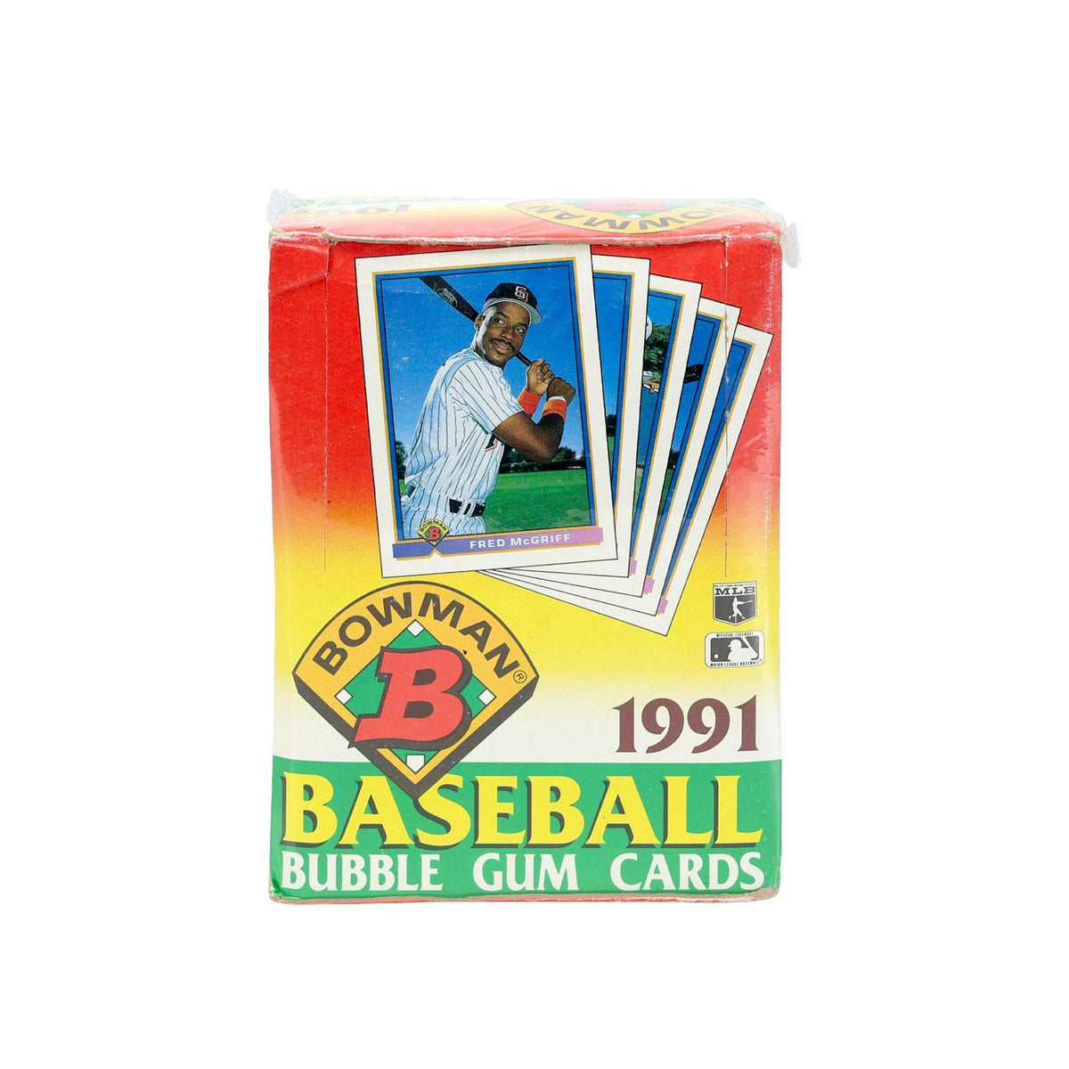 1991 Bowman Baseball Wax Box