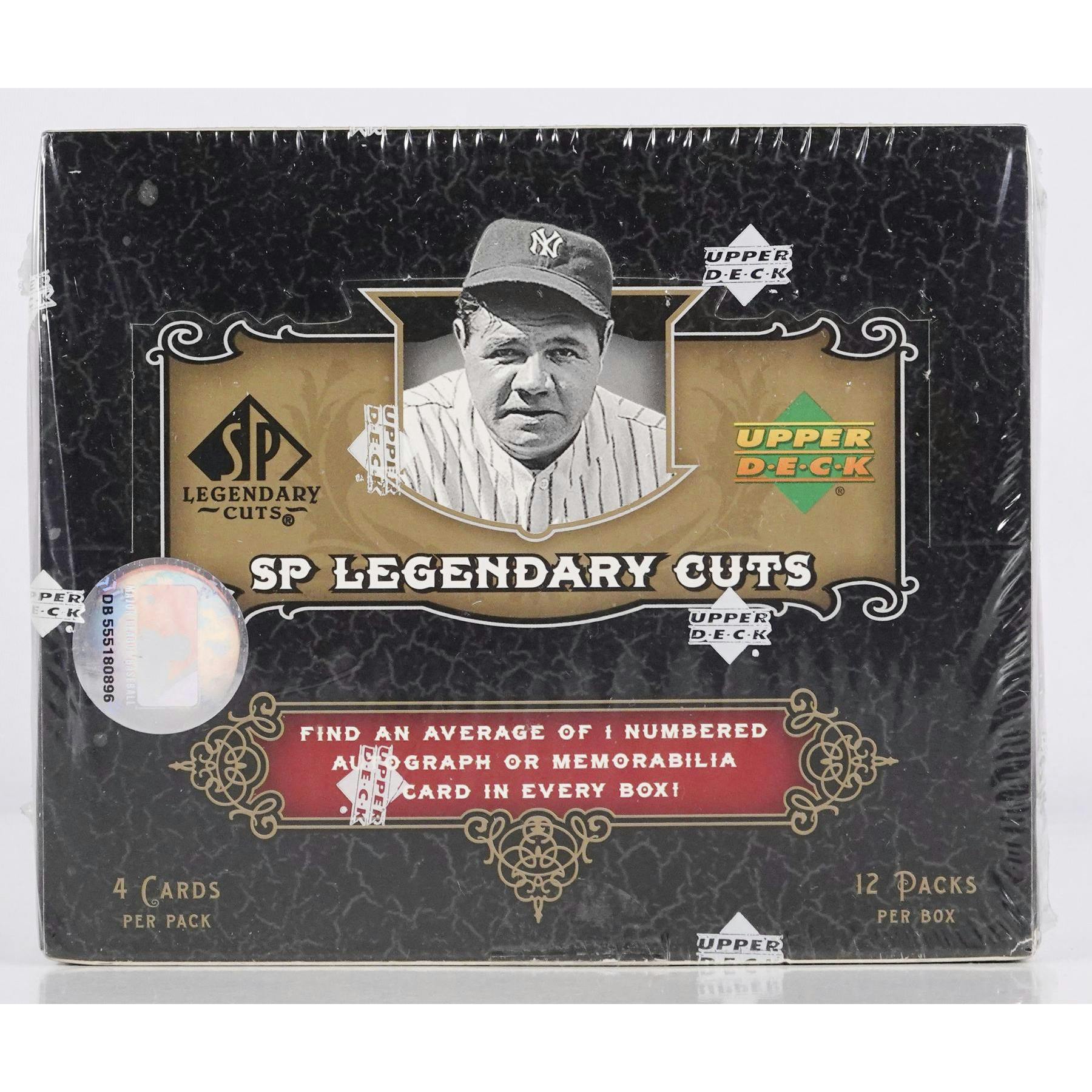 2007 Upper Deck SP Legendary Cuts Baseball Hobby Box (Reed Buy)