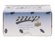 2018/19 Upper Deck MVP Hockey Factory Set Box