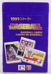 1991 O-Pee-Chee Premier Baseball Wax Box