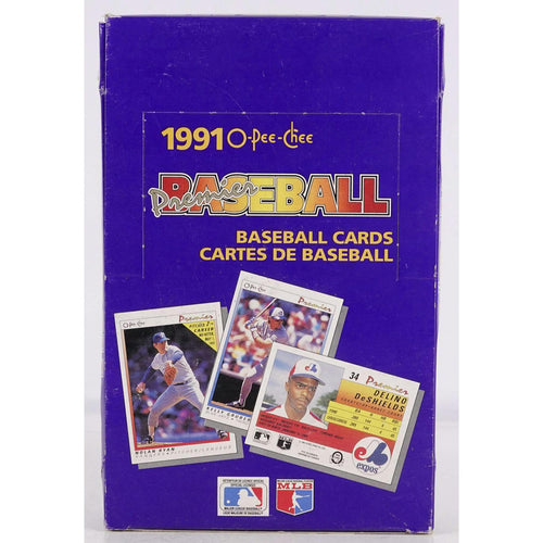 1991 O-Pee-Chee Premier Baseball Wax Box