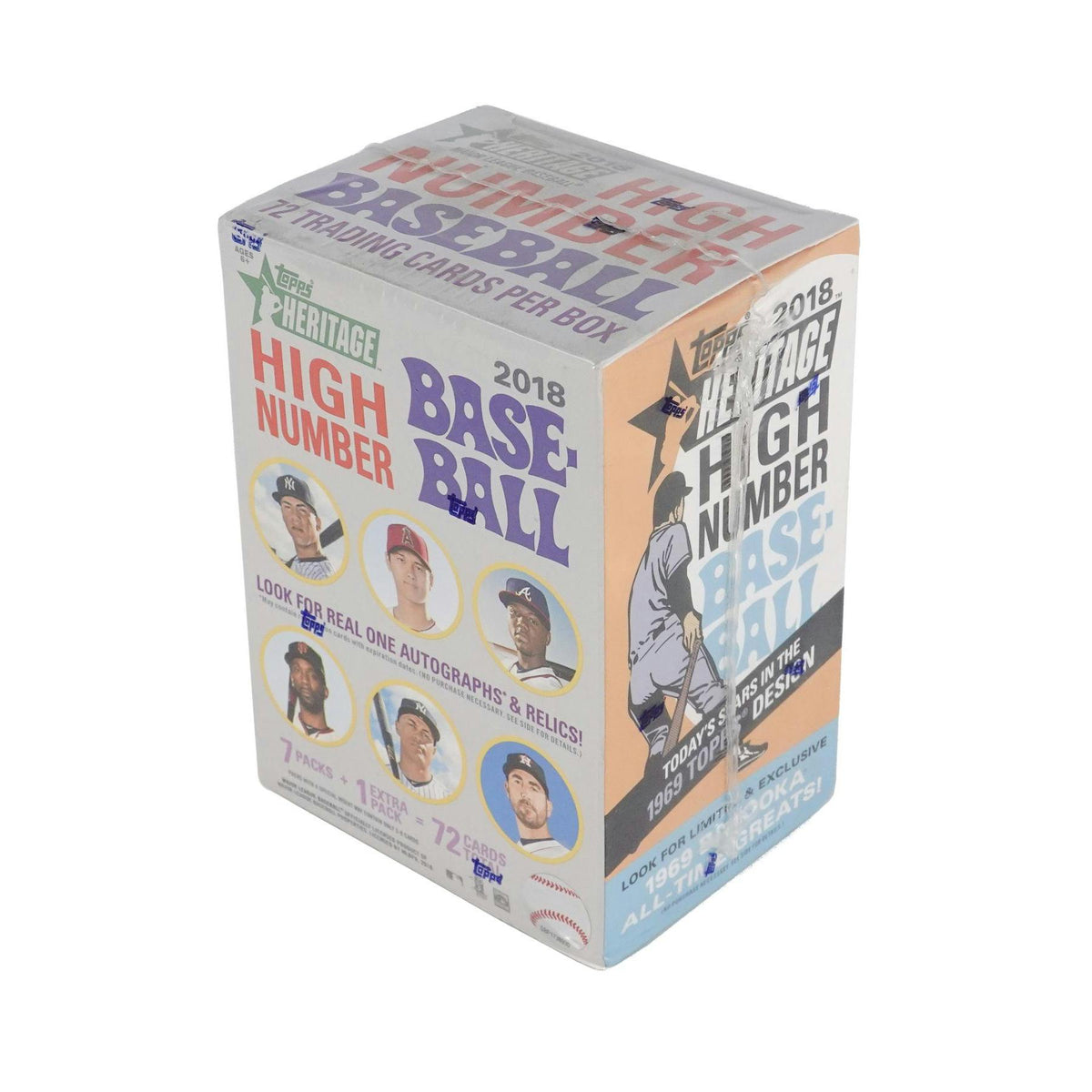 2018 Topps Heritage High Number Baseball Blaster Box