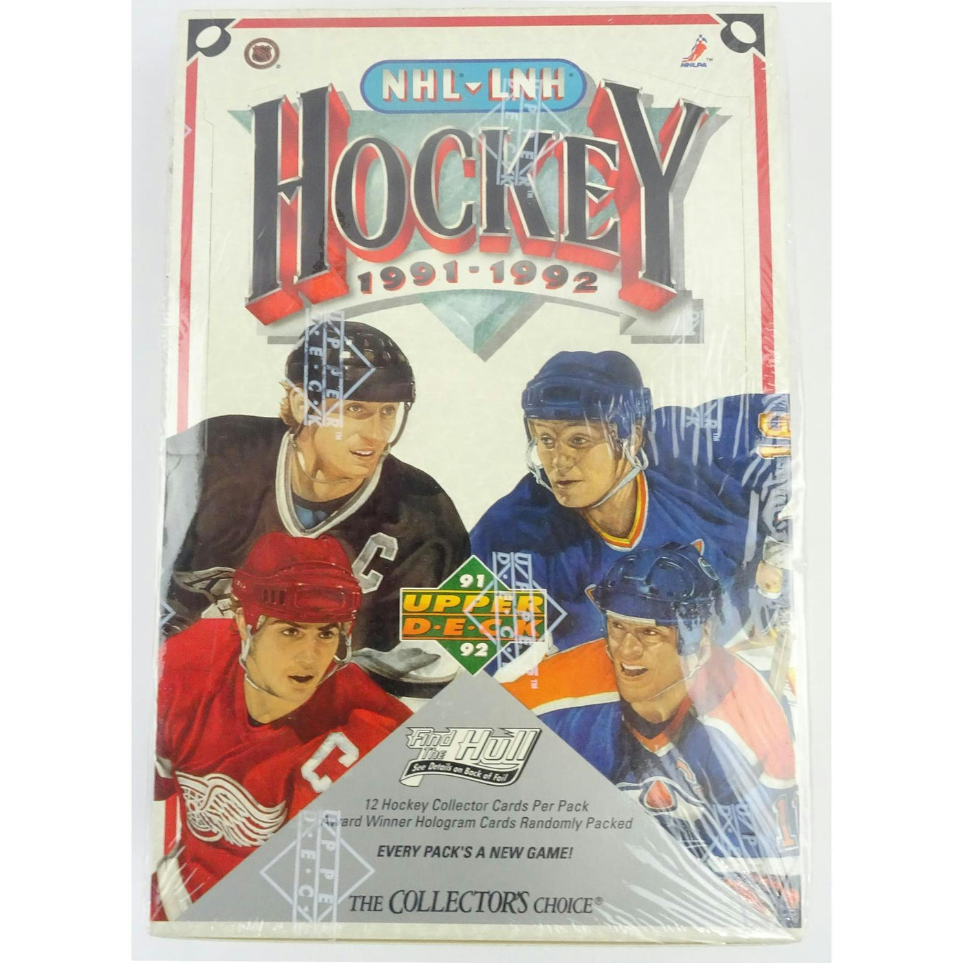 1991/92 Upper Deck English Low # Hockey Wax Box (Reed Buy)