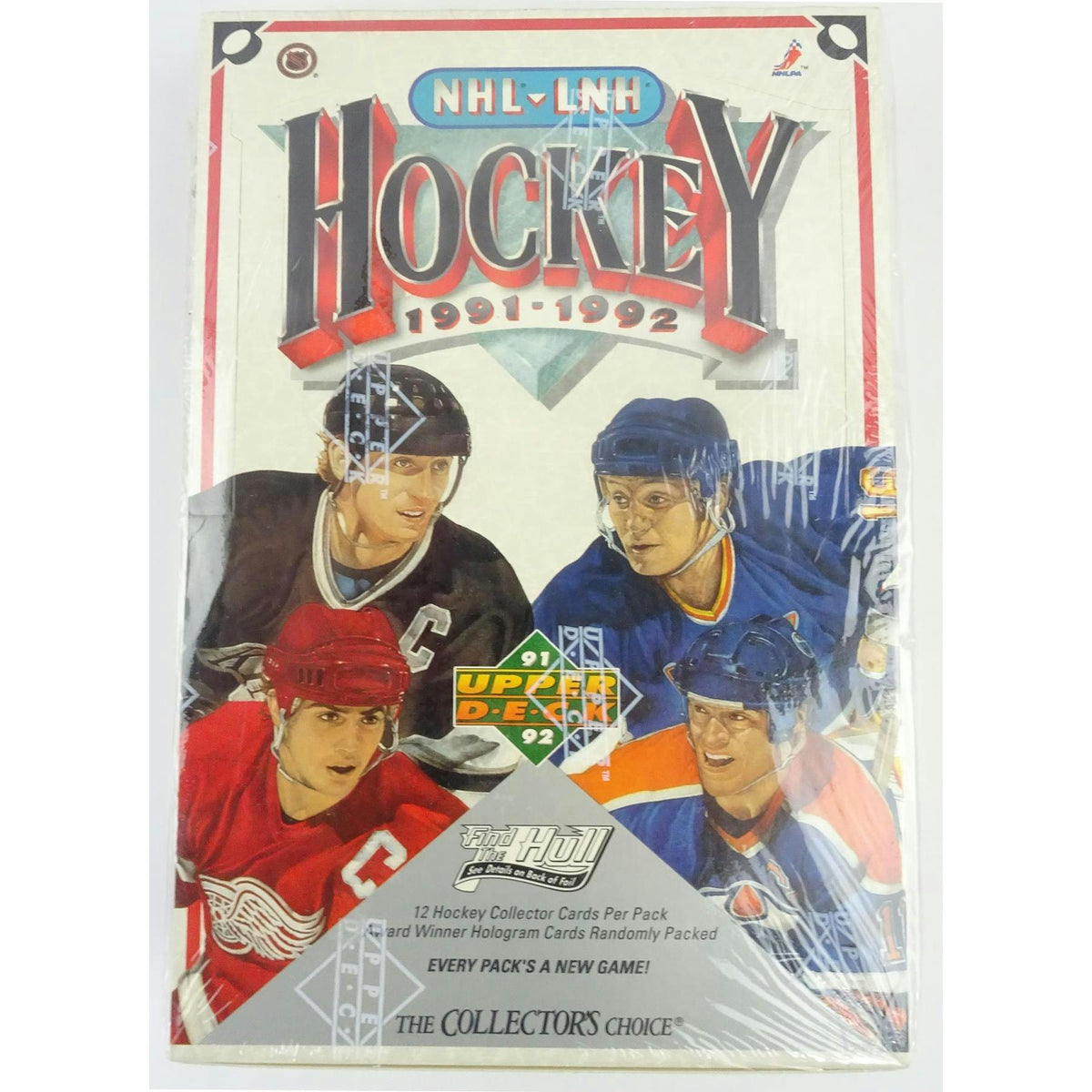 1991/92 Upper Deck English Low # Hockey Wax Box (Reed Buy)
