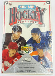 1991/92 Upper Deck English Low # Hockey Wax Box (Reed Buy)