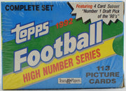 1992 Topps High Number Football Factory Set (Reed Buy)