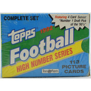 1992 Topps High Number Football Factory Set (Reed Buy)