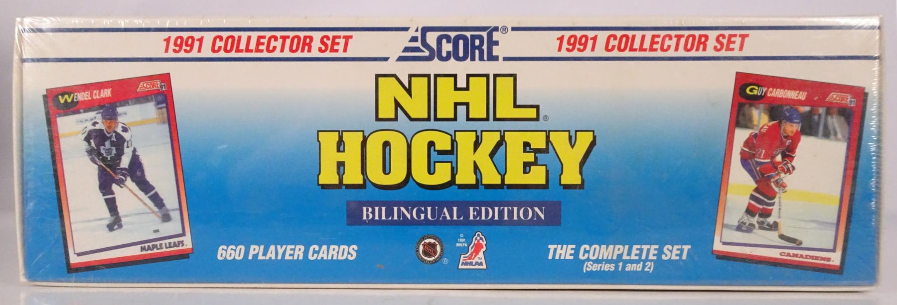 1991/92 Score Bilingual Hockey Factory Set (Reed Buy)