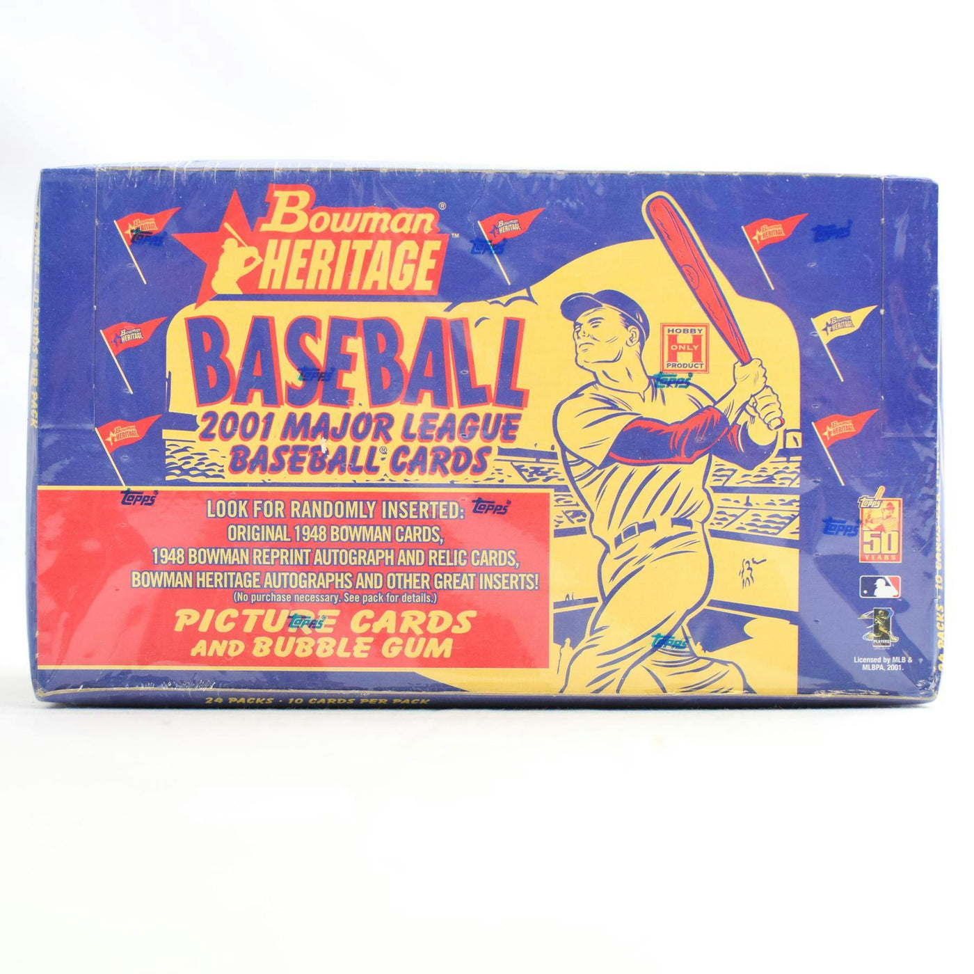 2001 Bowman Heritage Baseball Hobby Box (Reed Buy)