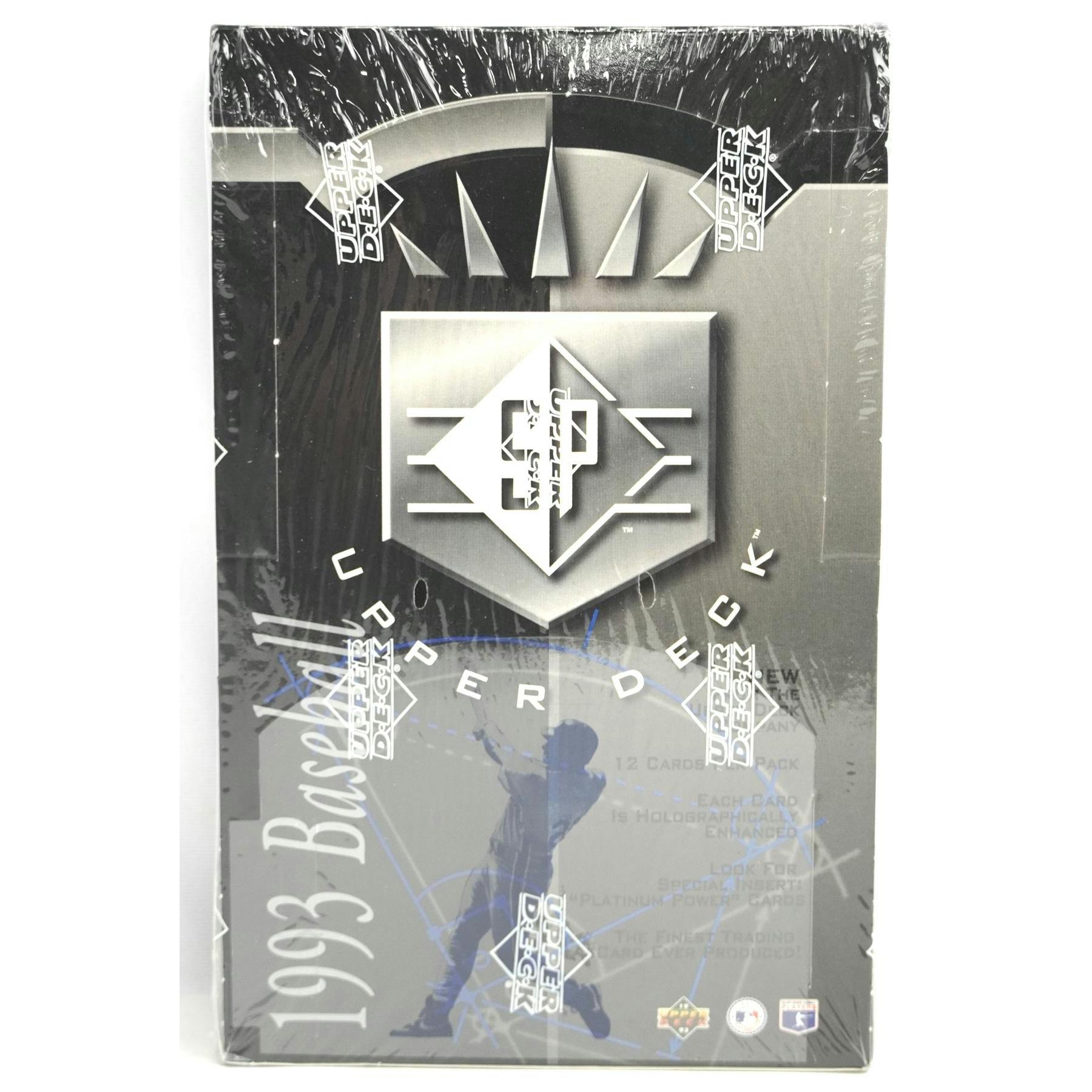 1993 Upper Deck SP Baseball Hobby Box (Reed Buy)