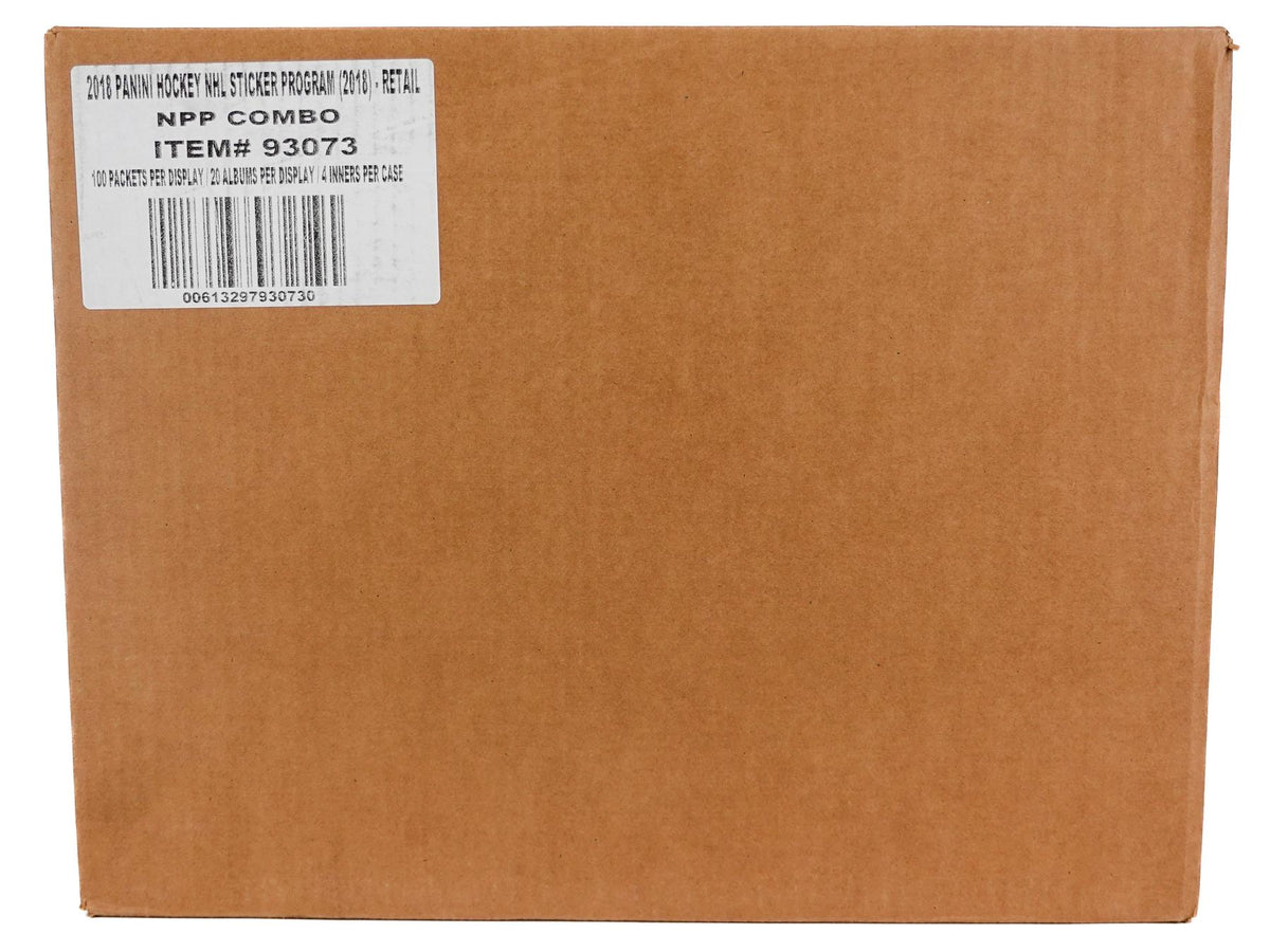2018/19 Panini NHL Hockey Stickers/Albums Combo Retail Display 4ct Case