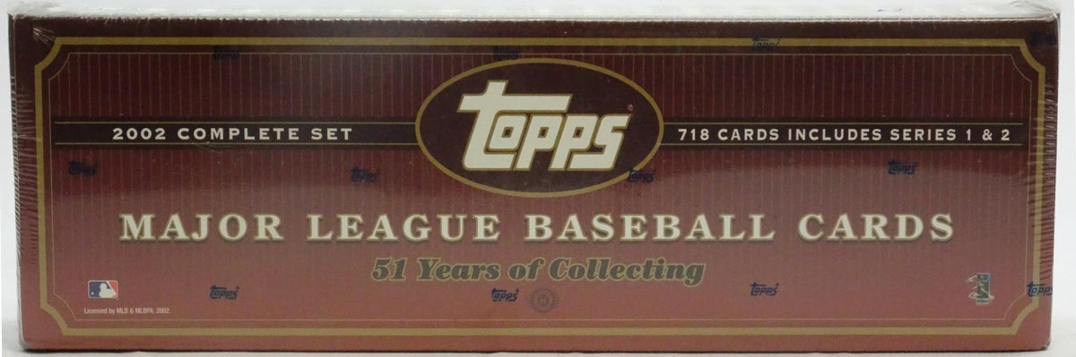 2002 Topps Baseball Hobby Factory Set (Box) (Brown) (Reed Buy)