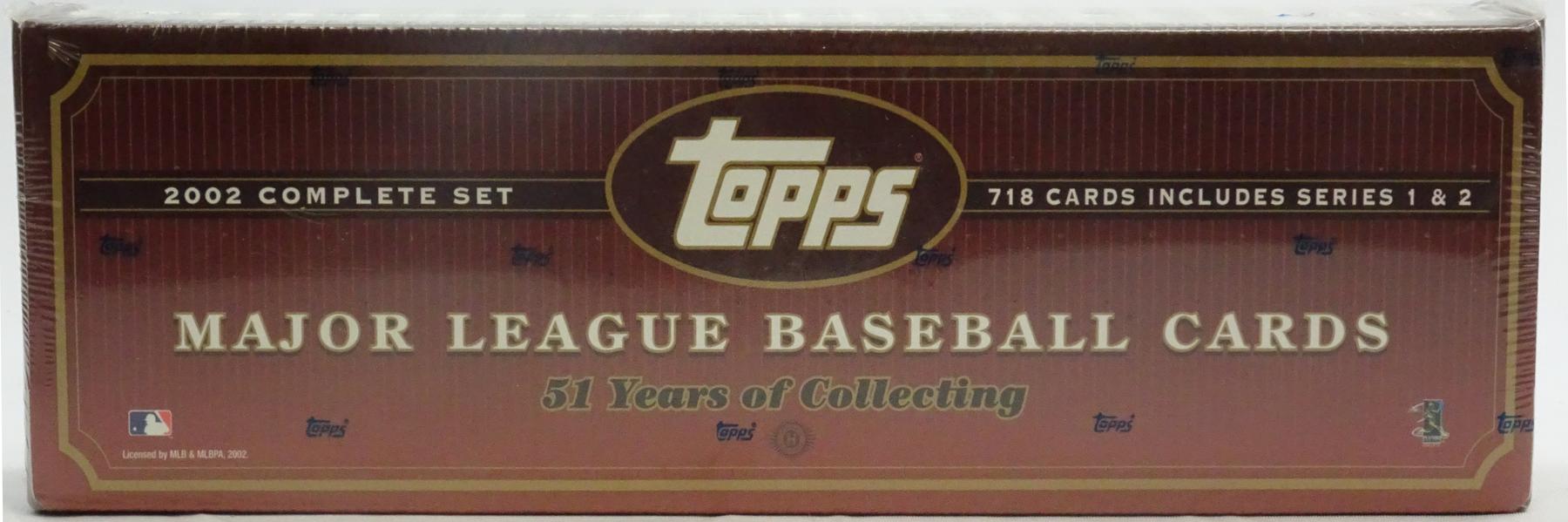 2002 Topps Baseball Hobby Factory Set (Box) (Brown) (Reed Buy)