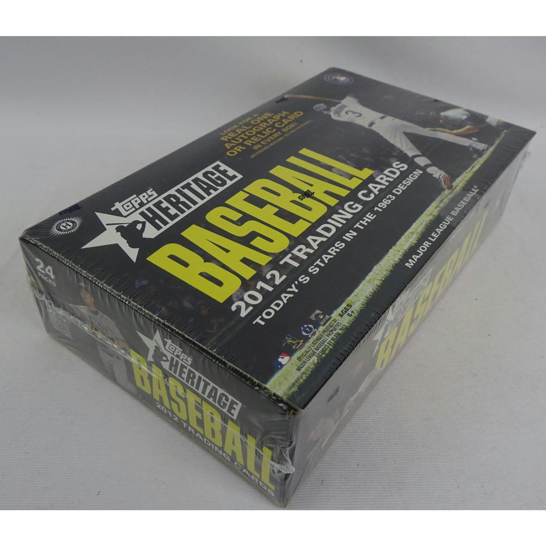 2012 Topps Heritage Baseball Hobby Box (Reed Buy)