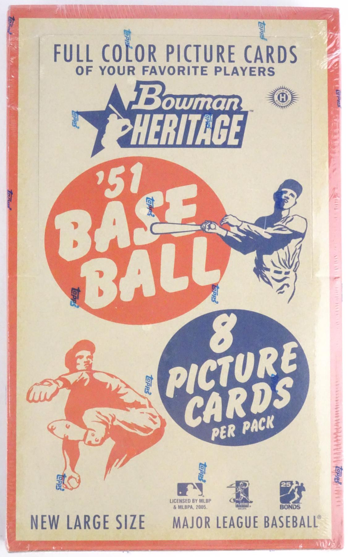 2005 Bowman Heritage Baseball Hobby Box (Reed Buy)