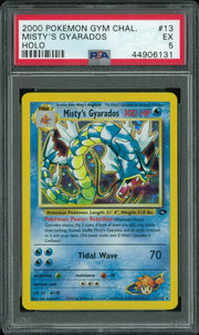 Pokemon Gym Challenge Misty's Gyarados 13/132 PSA 5