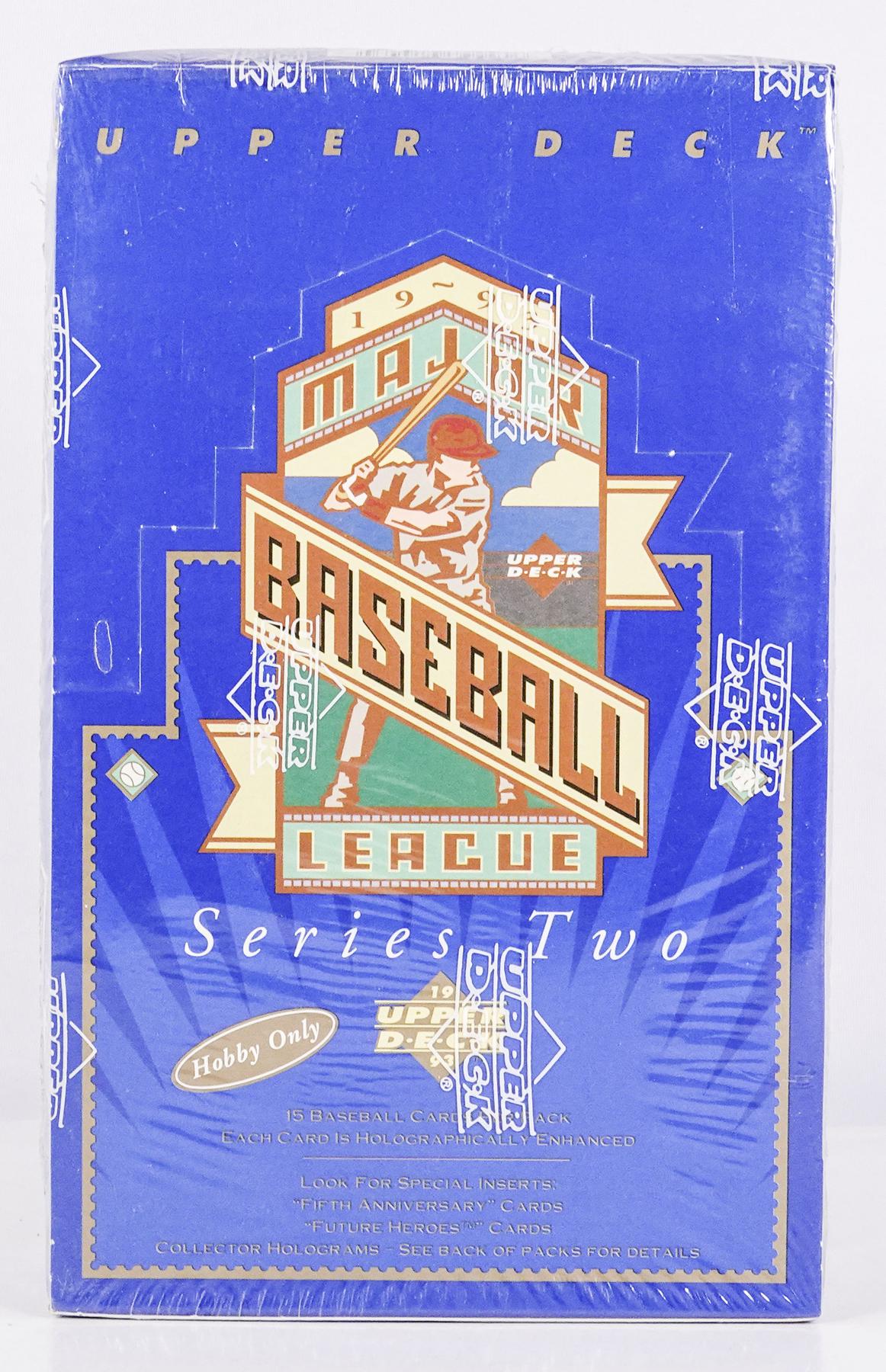 1993 Upper Deck Series 2 Baseball Hobby Box