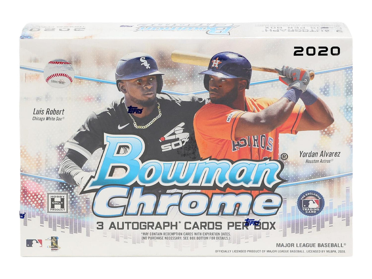 2020 Bowman Chrome Baseball HTA Jumbo Box
