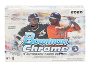 2020 Bowman Chrome Baseball HTA Jumbo Box