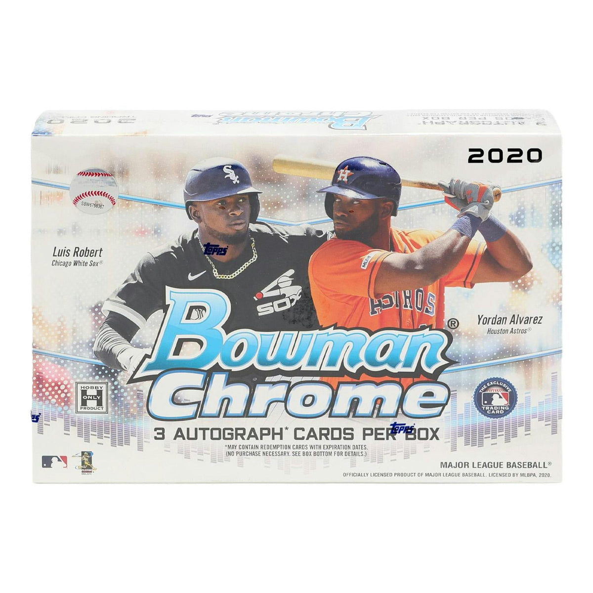 2020 Bowman Chrome Baseball HTA Jumbo Box