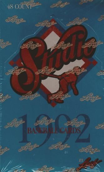 1992 Leaf Studio Baseball Hobby Box