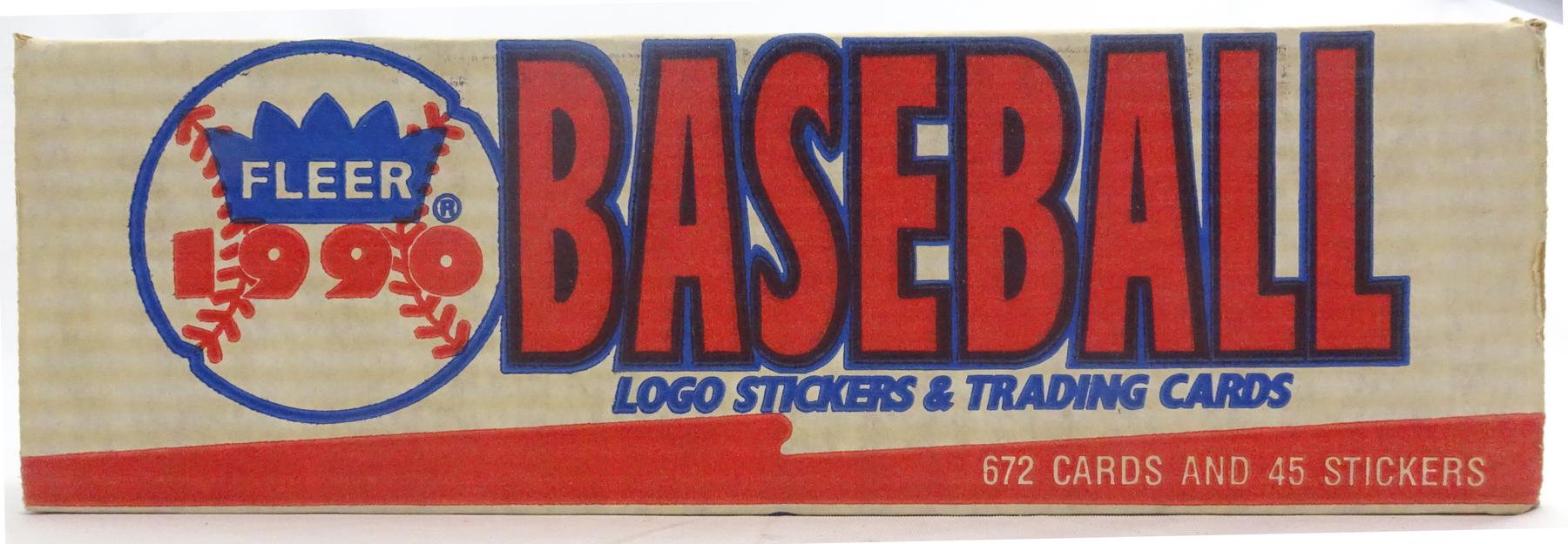 1990 Fleer Baseball Factory Set (White) (Reed Buy)