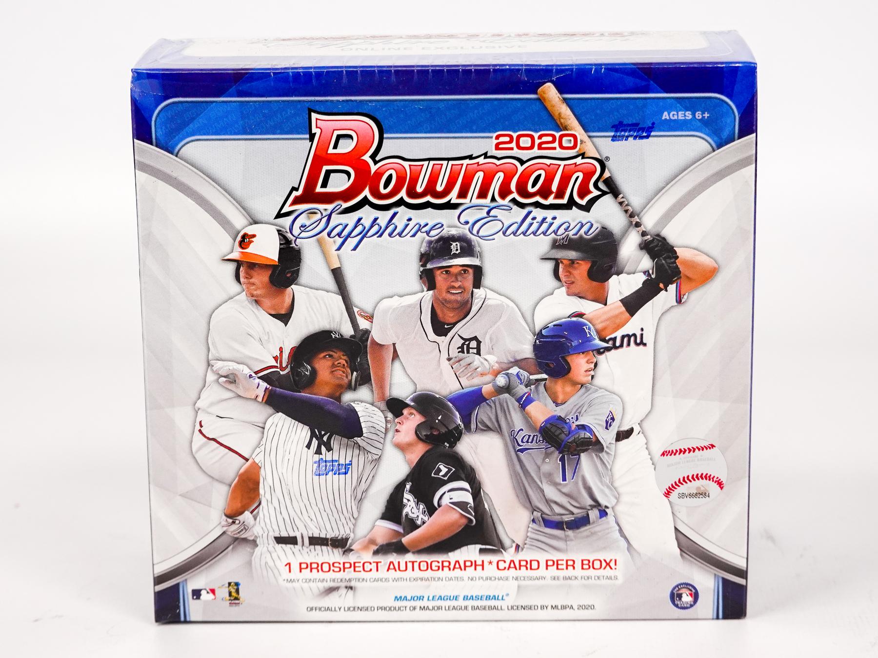 2020 Bowman Sapphire Baseball Hobby Box