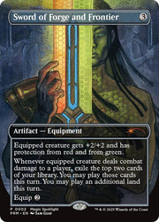 Magic the Gathering Spotlight Promo Sword of Forge and Frontier Borderless NEAR MINT NM