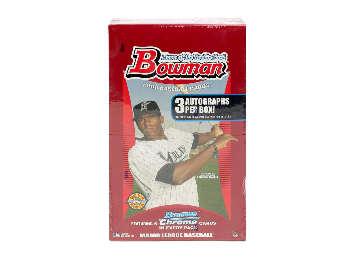 2008 Bowman Baseball Jumbo Box
