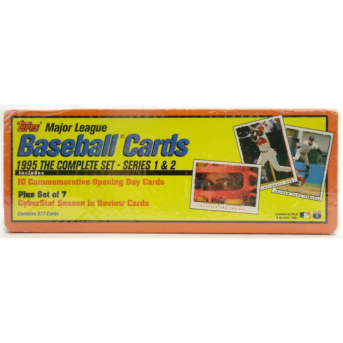 1995 Topps Baseball Retail Factory Set (Yellow Box) (Reed Buy)