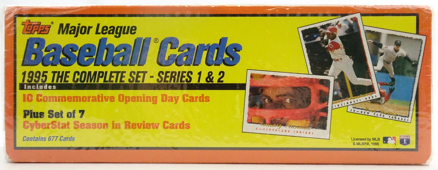 1995 Topps Baseball Retail Factory Set (Yellow Box) (Reed Buy)