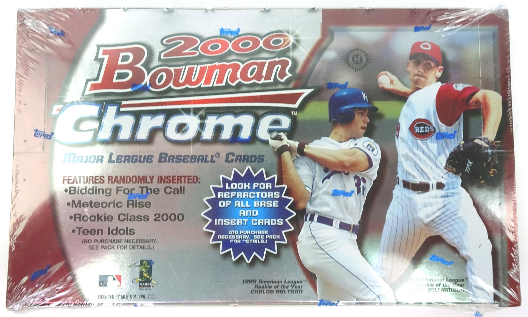 2000 Bowman Chrome Baseball Hobby Box (Reed Buy)