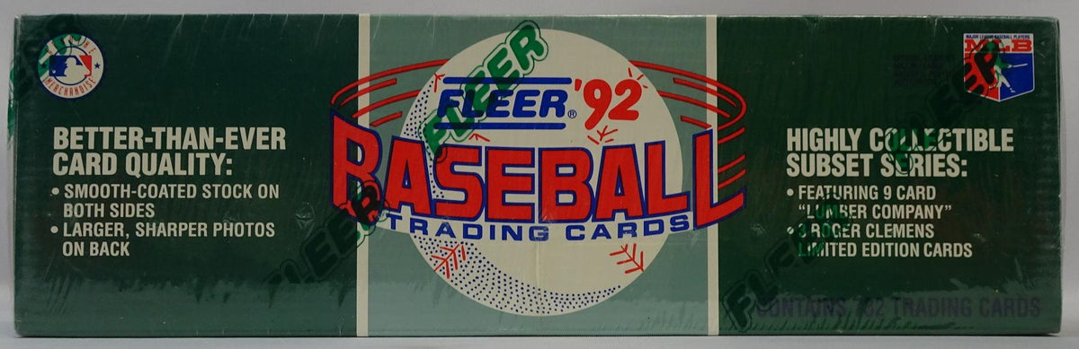 1992 Fleer Baseball Factory Set (Lumber Company) (Reed Buy)