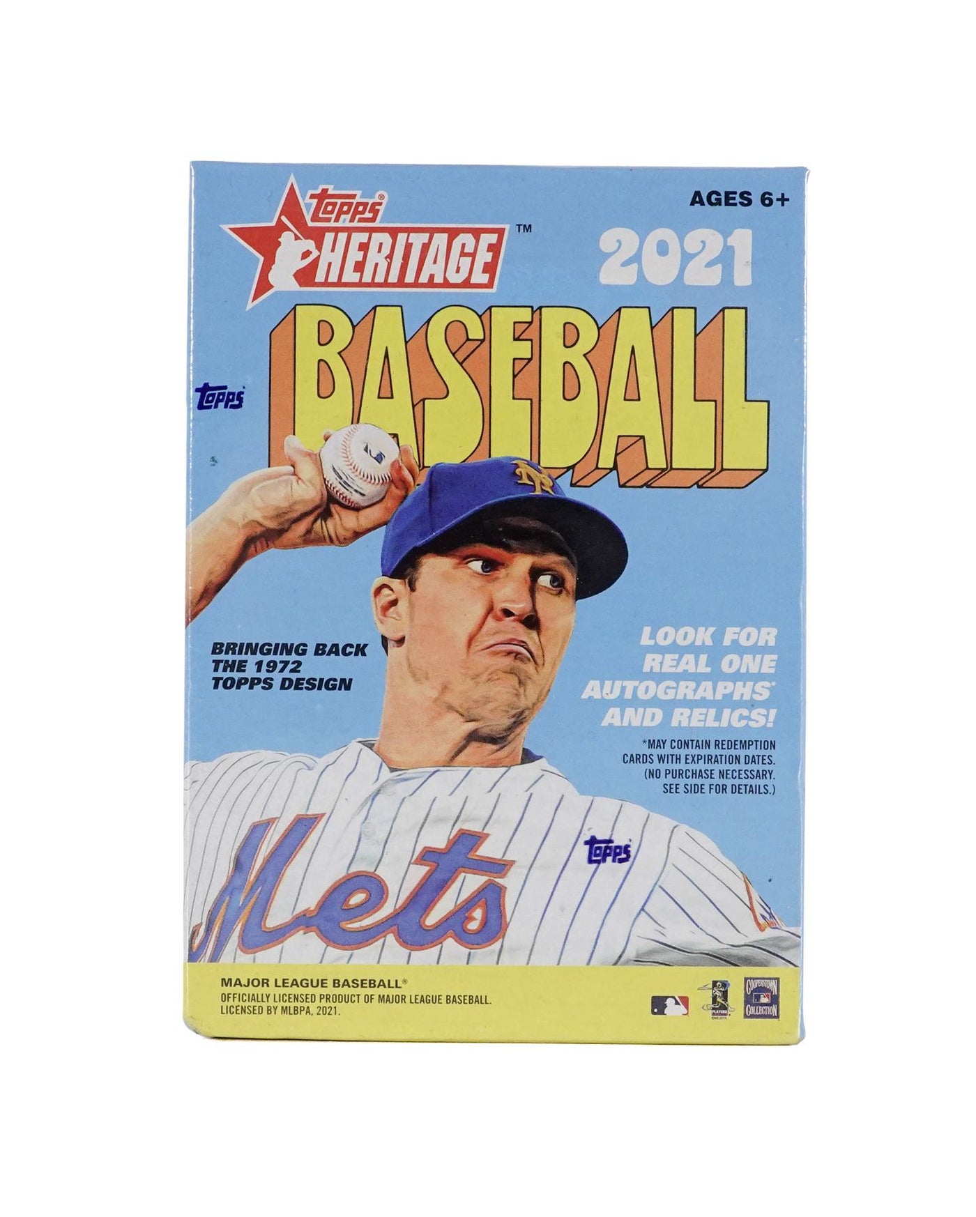 2021 Topps Heritage Baseball 8-Pack Blaster Box