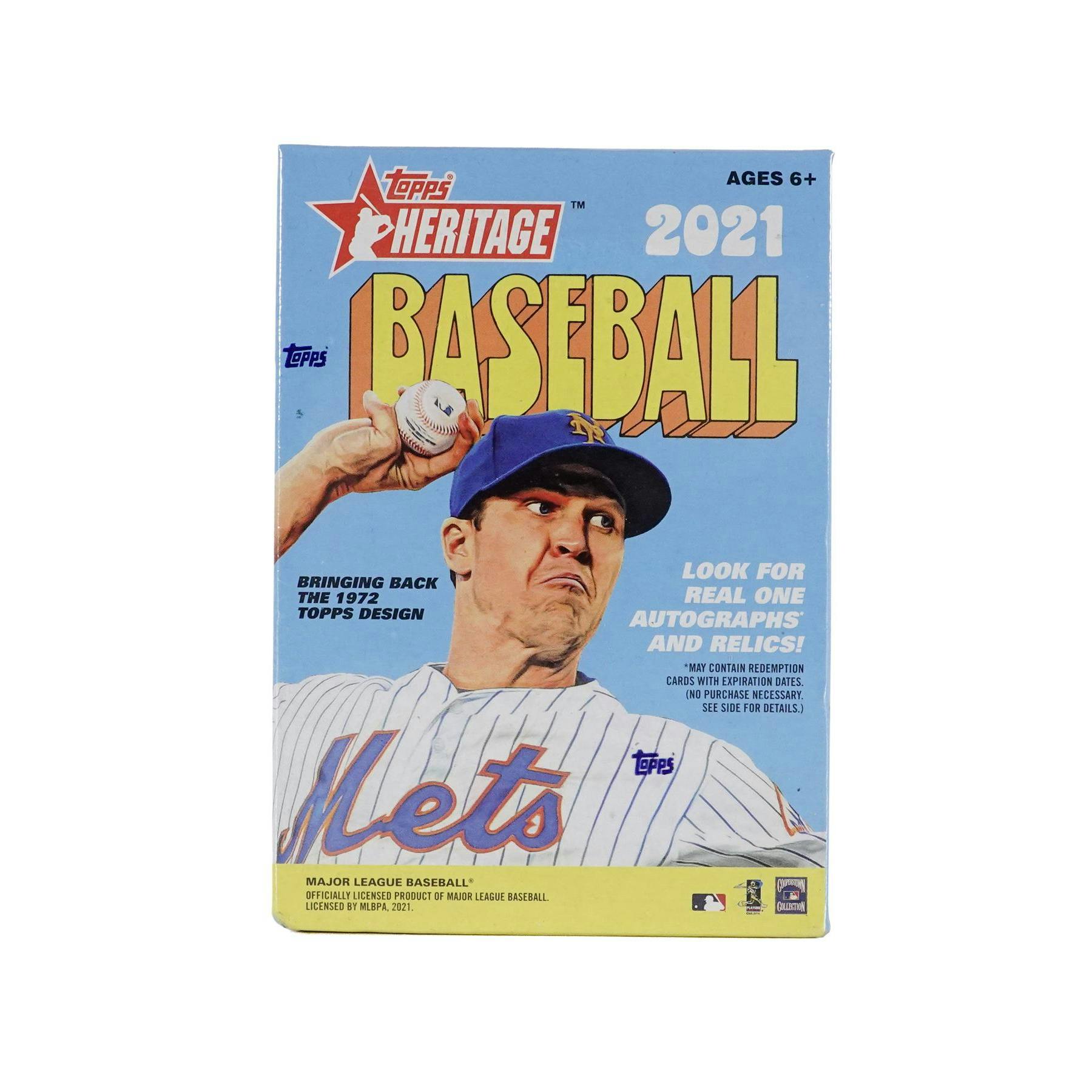 2021 Topps Heritage Baseball 8-Pack Blaster Box