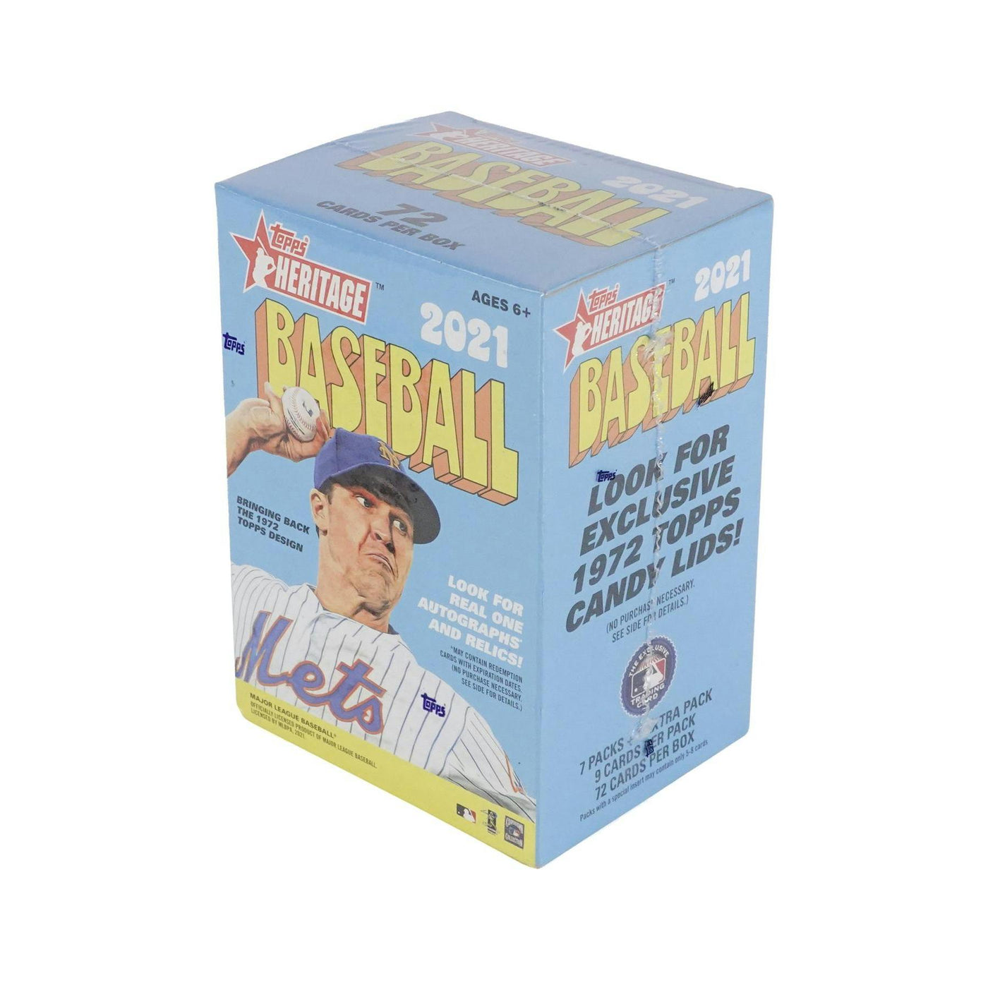 2021 Topps Heritage Baseball 8-Pack Blaster Box