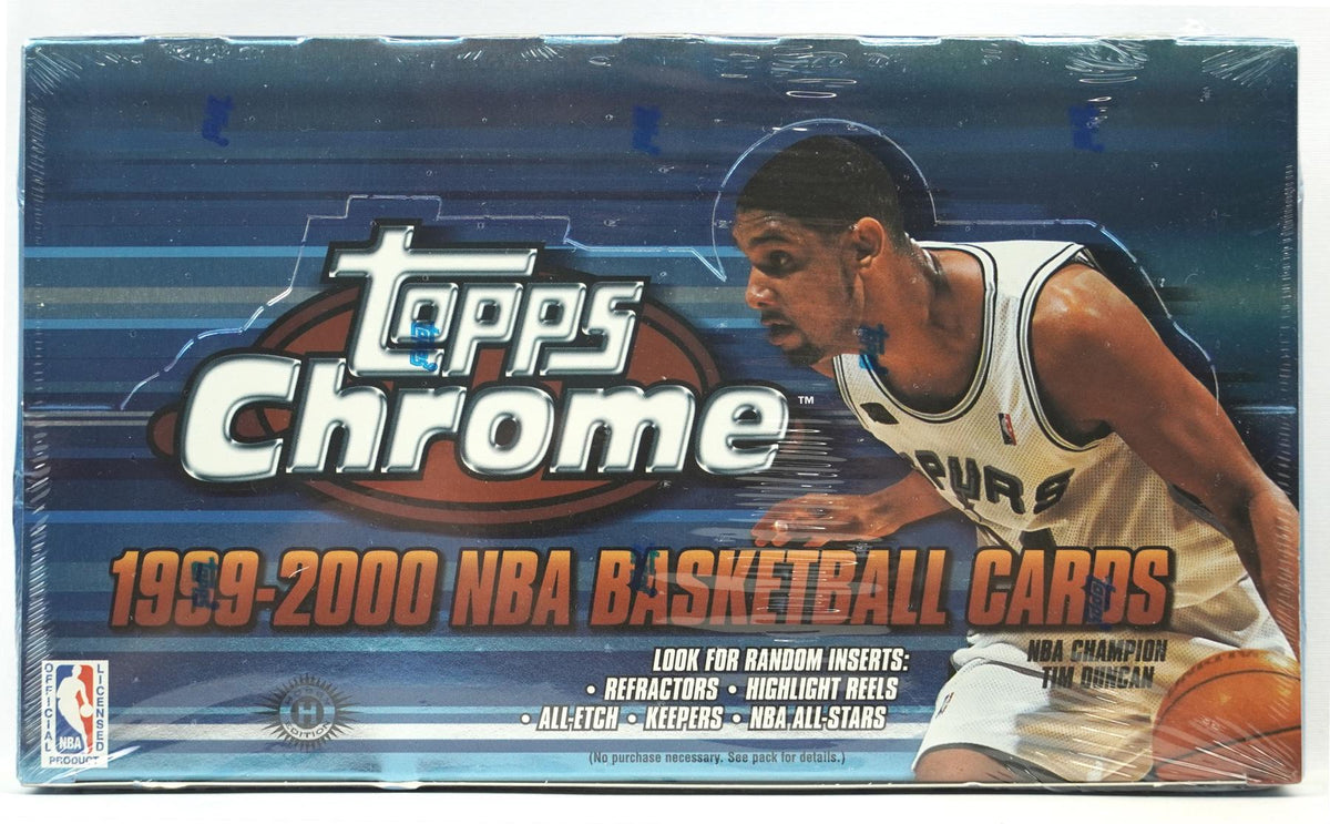 1999/00 Topps Chrome Basketball Hobby Box (Reed Buy)
