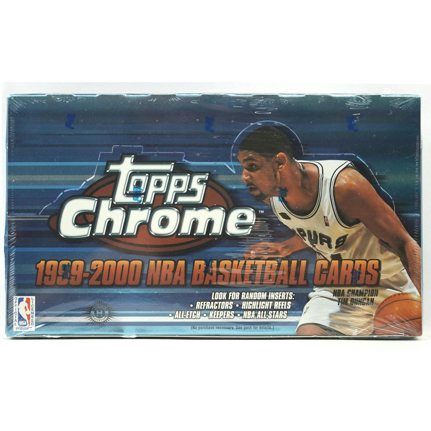 1999/00 Topps Chrome Basketball Hobby Box (Reed Buy)