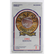 1992 Leaf Series 1 Baseball Wax Box