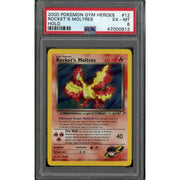 Pokemon Gym Heroes Rocket's Moltres 12/132 PSA 6