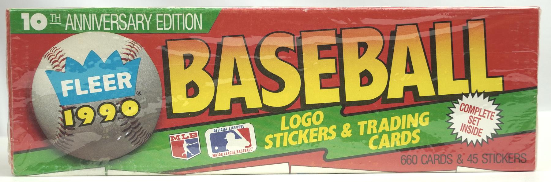 1990 Fleer Baseball Factory Set (Christmas) (Reed Buy)