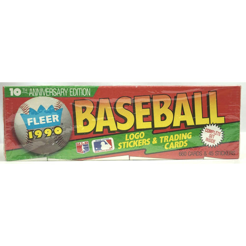 1990 Fleer Baseball Factory Set (Christmas) (Reed Buy)