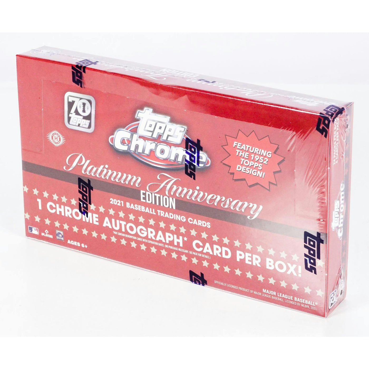 2021 Topps Chrome Platinum Anniversary Baseball Hobby Box