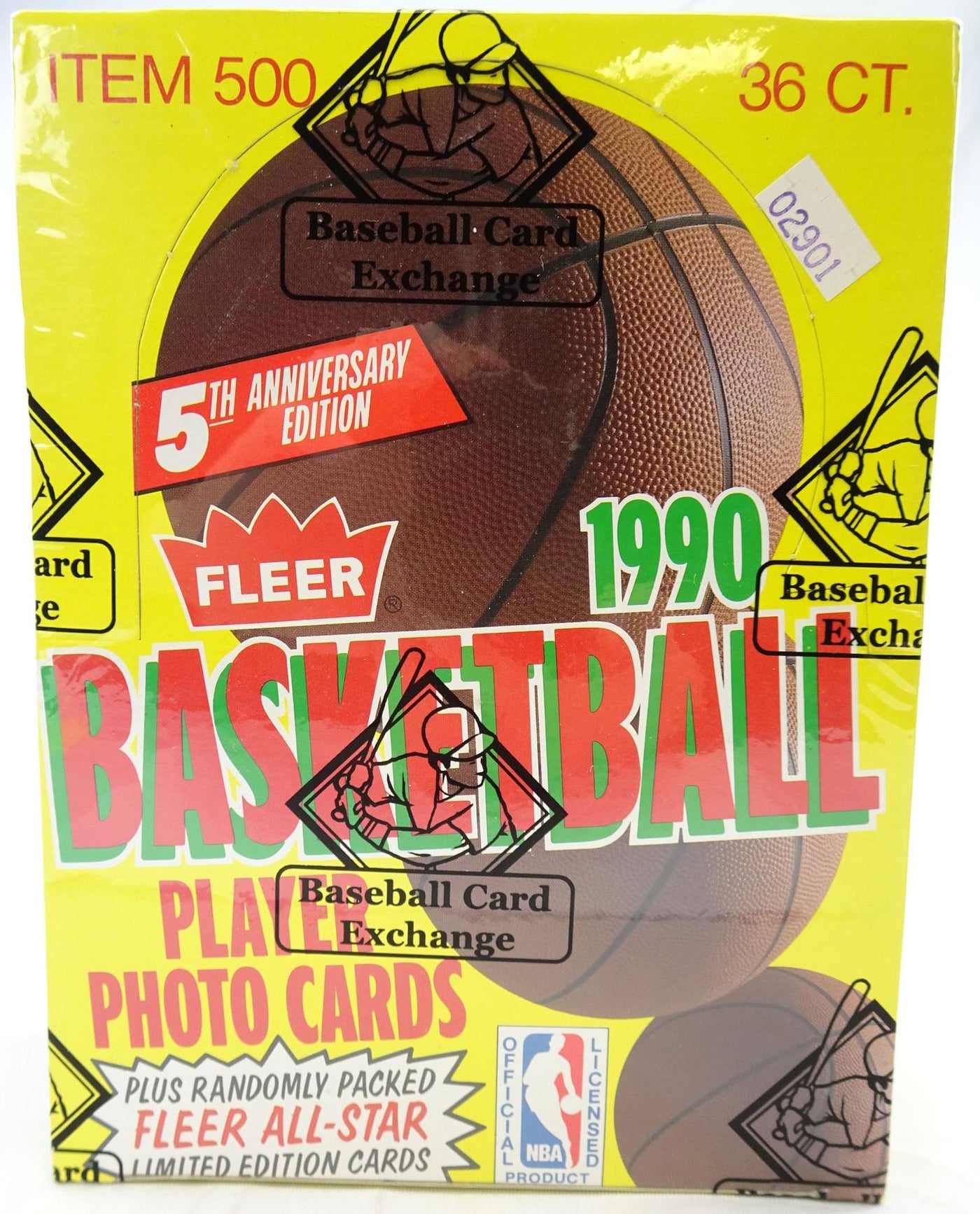 1990/91 Fleer Basketball Wax Box (BBCE)