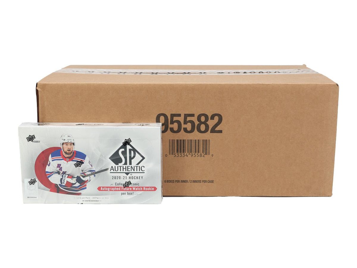 2020/21 Upper Deck SP Authentic Hockey Hobby 16-Box Case